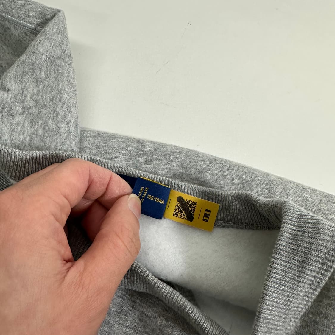 XL 폴로 랄프로렌 그레이 POLO 빅로고 맨투맨 상품이미지5