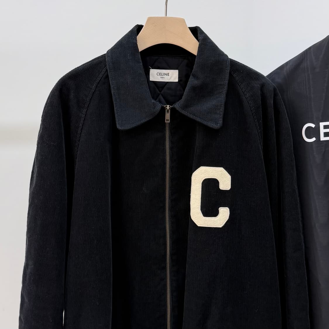 [S+급/L] 셀린느 파리 패치 코듀로이 패디드 자켓 풀구성 상품이미지3