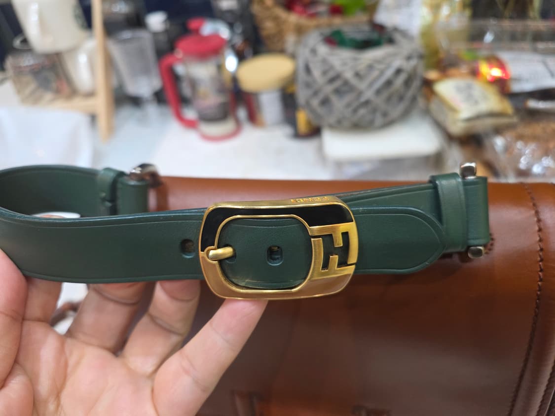 Fendi(펜디) 브라운 레더 트리밍 실바나 토트백 상품이미지9