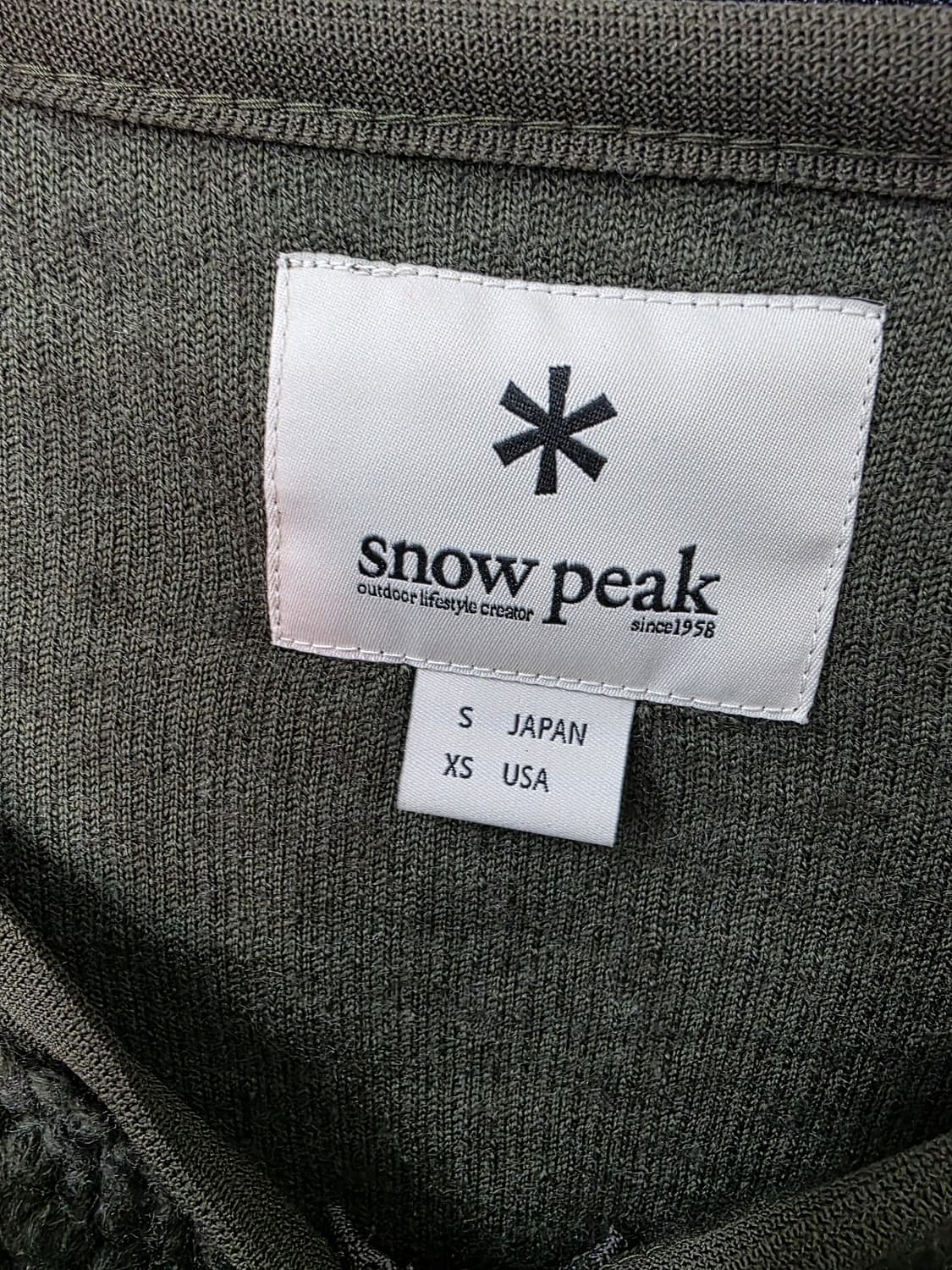 스노우피크 재팬 여성 후리스 집업 상품이미지3