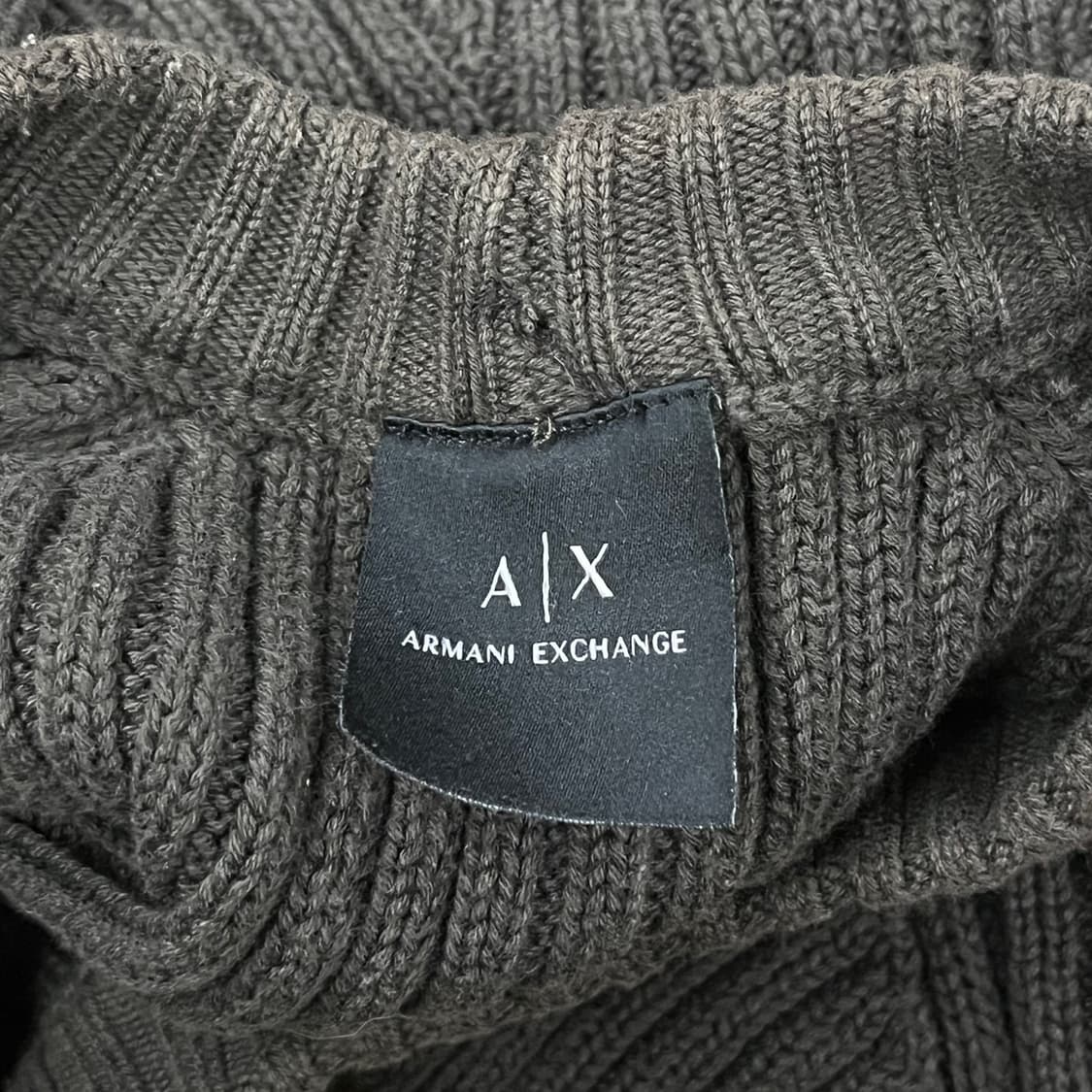 [정품/100,L] 아르마니 익스체인지 립드 패턴 스웨터 b14 상품이미지5