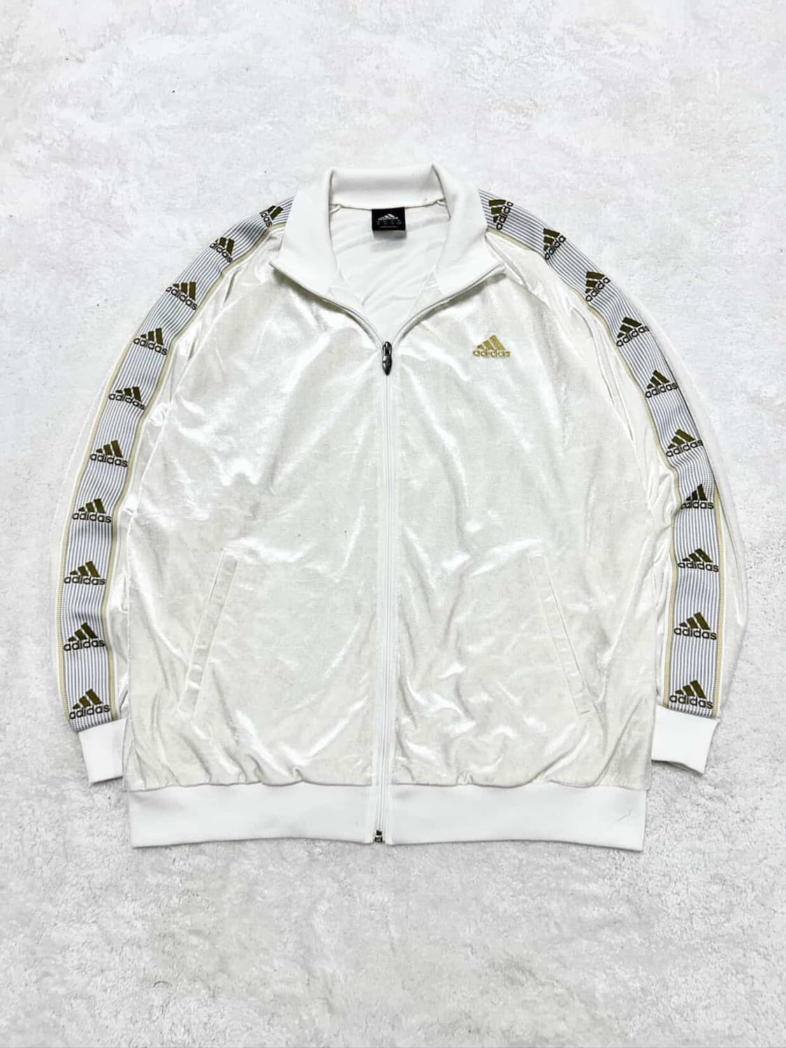 아디다스 JAPAN 크림 벨루어 셋업 상품이미지5