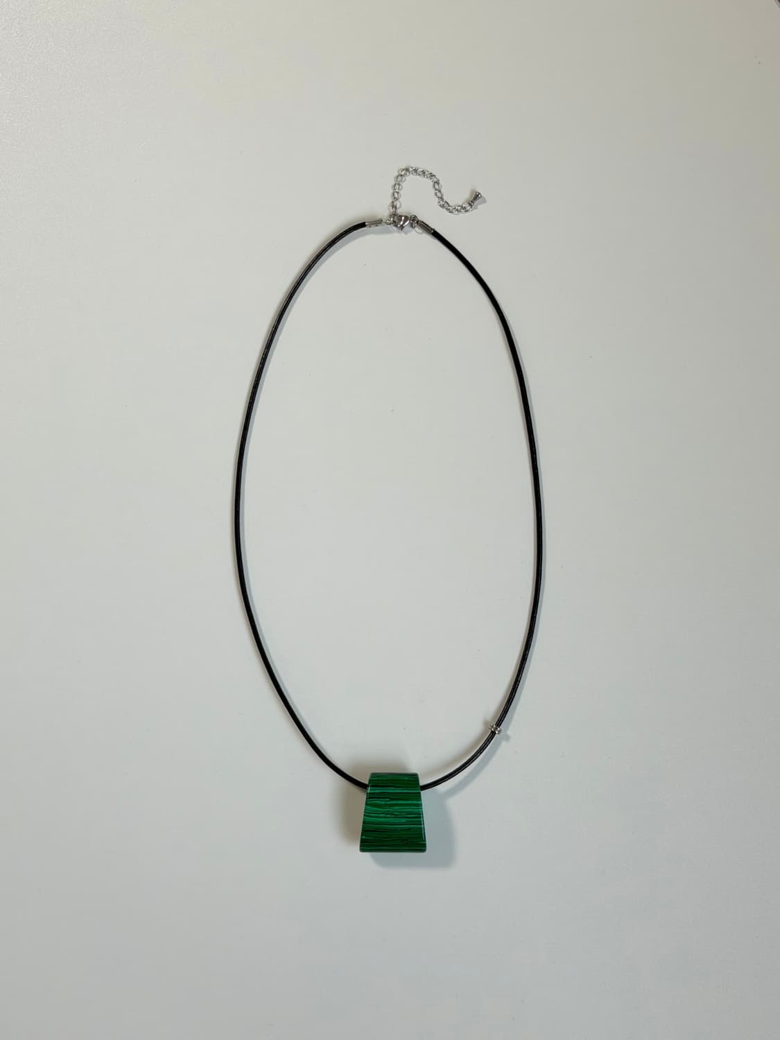 Stone Necklace – Malachite 상품이미지2