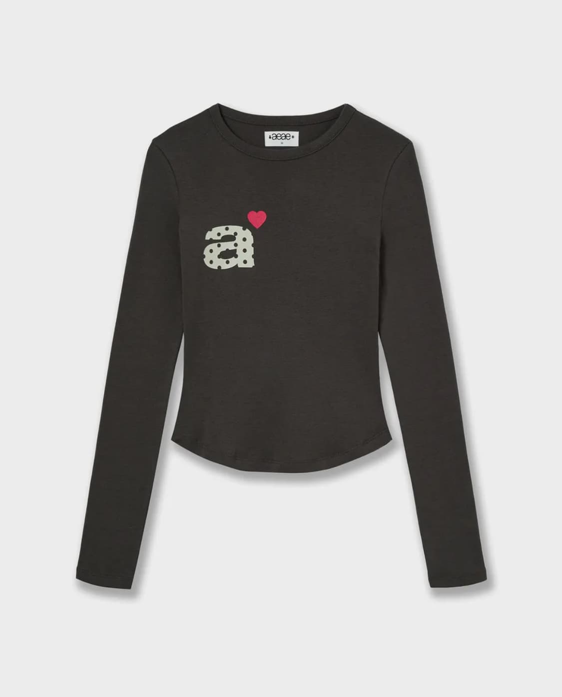 AEAE DOT SMALL LETTER L/S 티셔츠 상품이미지1