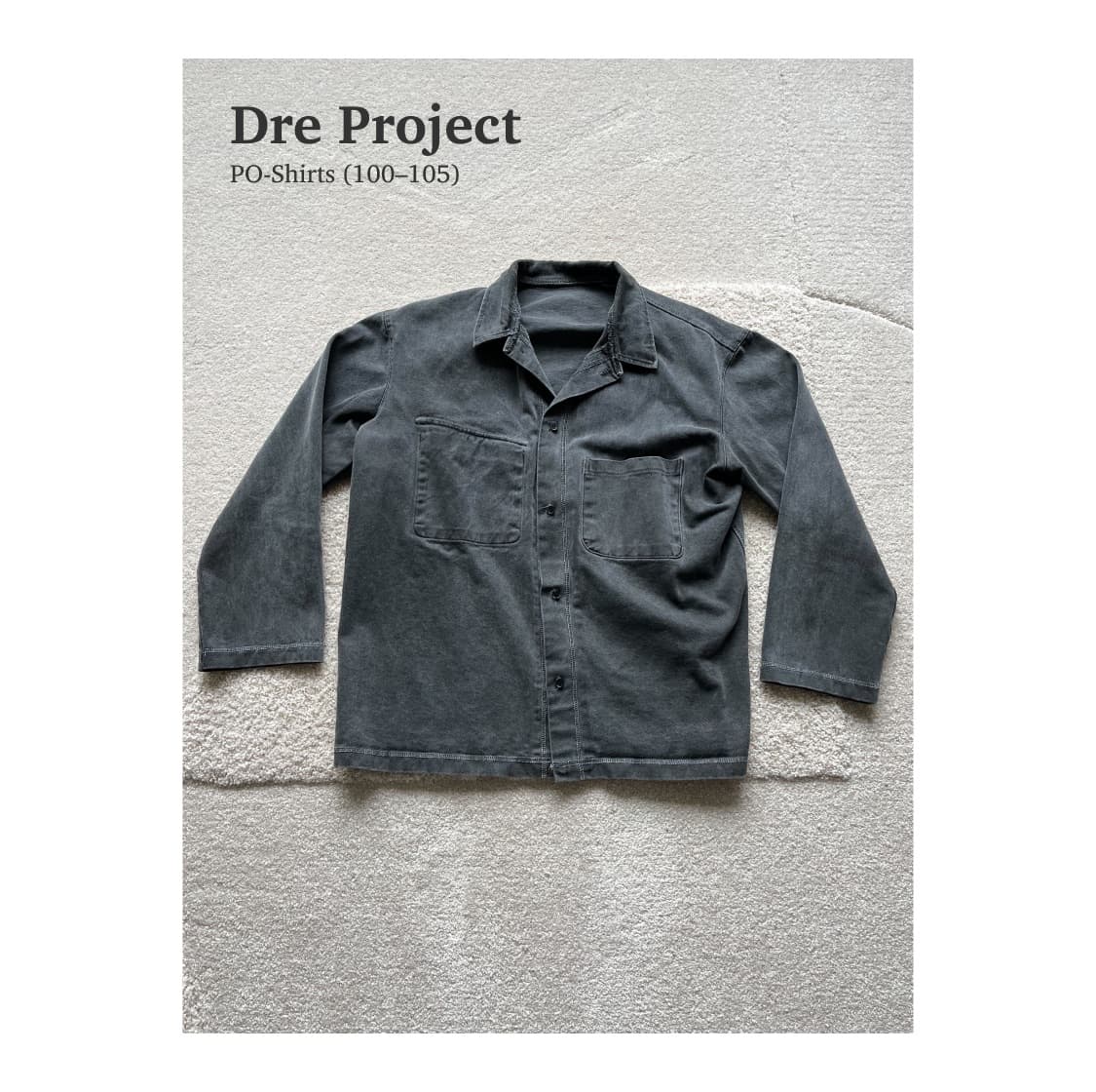 드레프로젝트 PO-shirts (100-105) 상품이미지1