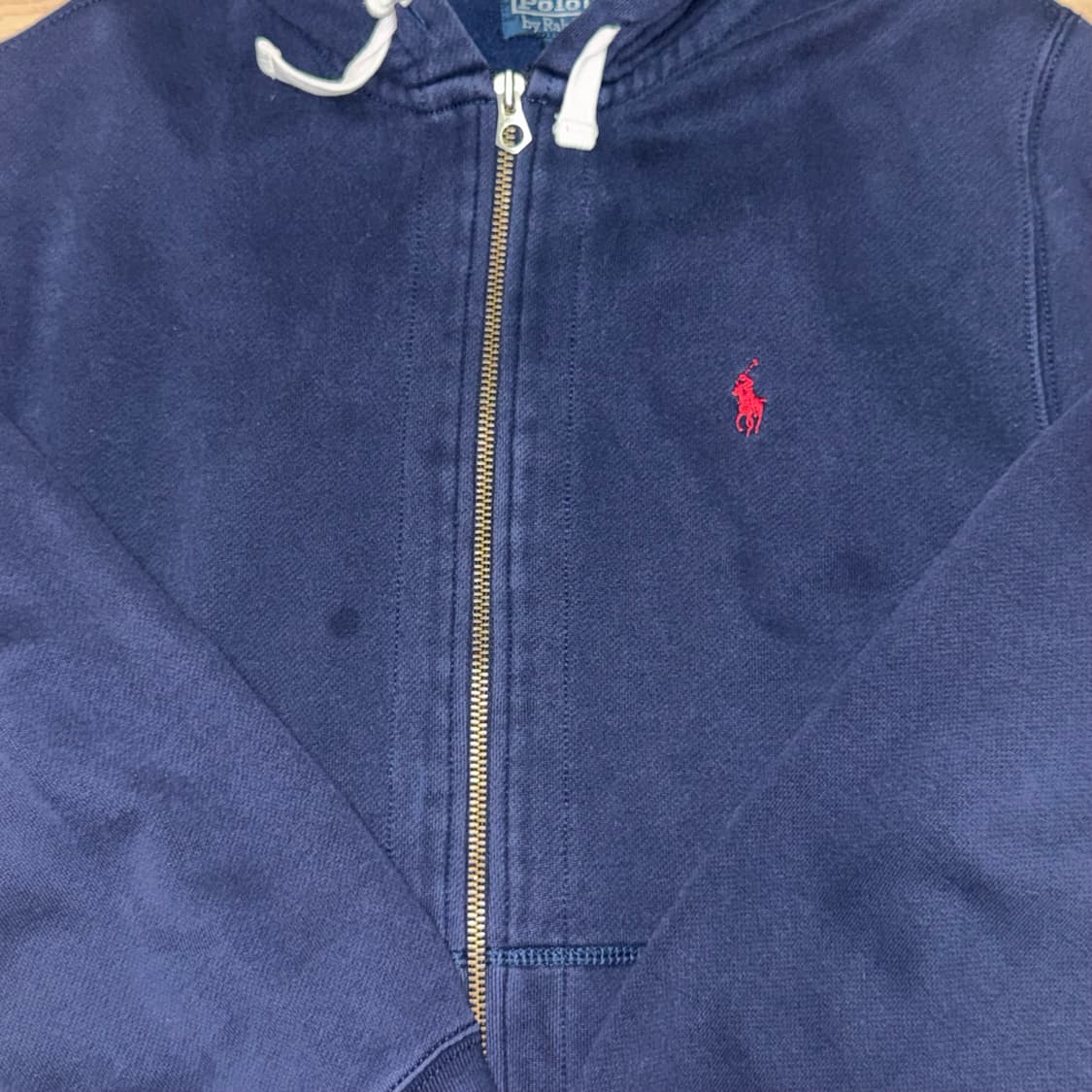 L) 폴로 랄프로렌 네이비 후드집업 상품이미지2