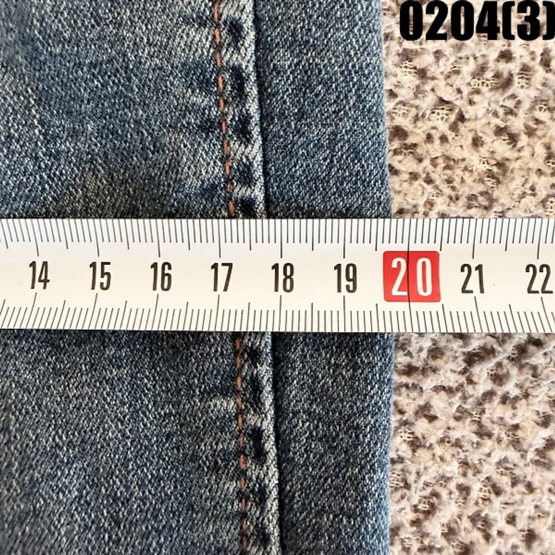 [61(25)] 게스 여성 부츠컷 절개 디테일 데님 팬츠 0204(3) 상품이미지8