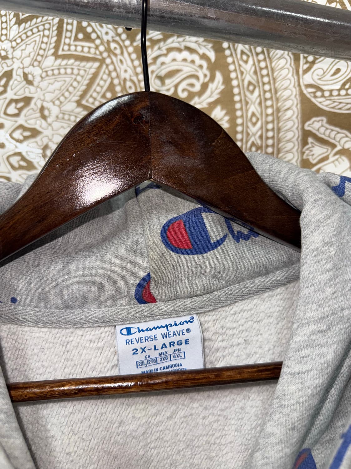 챔피온 리버스위브 스트릿 프린팅 후드티  상품이미지4