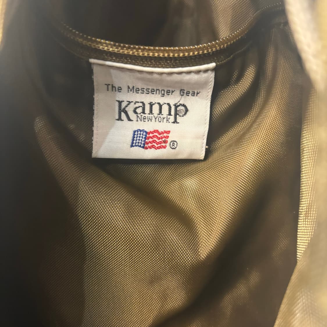 Kamp 캠프 뉴욕 빈티지 카키 백팩 OS 상품이미지7