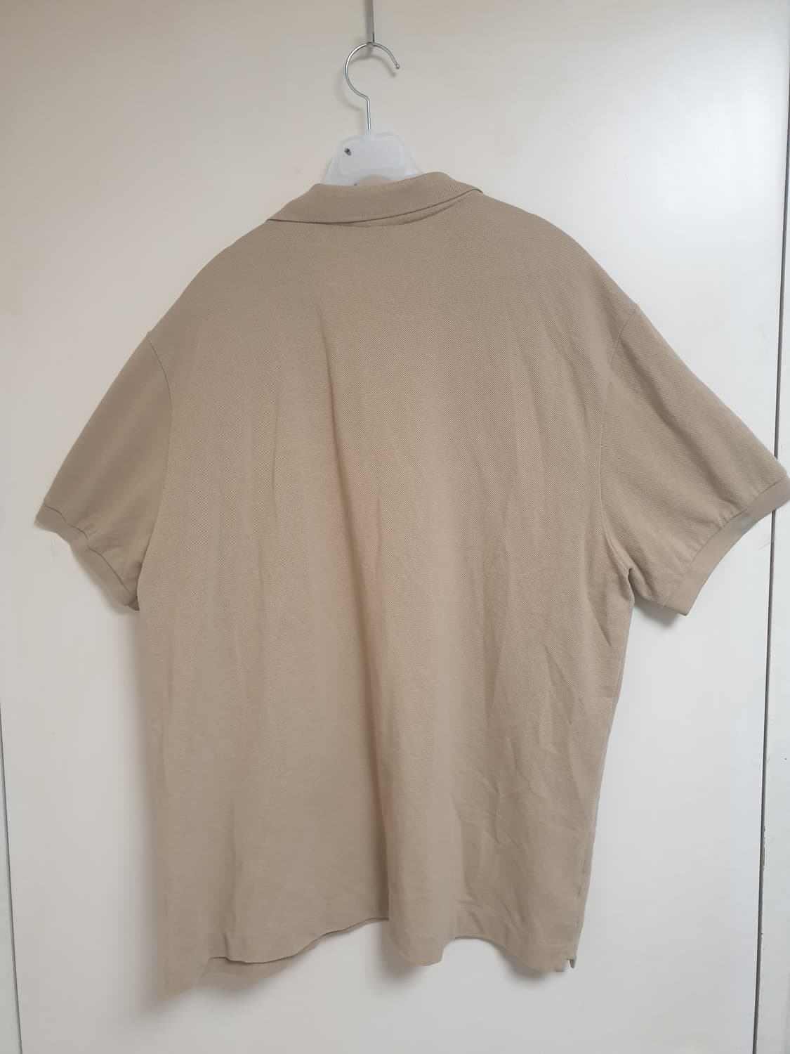 라코스테 클래식핏 베이지 반팔 카라티 US L/XL 상품이미지2
