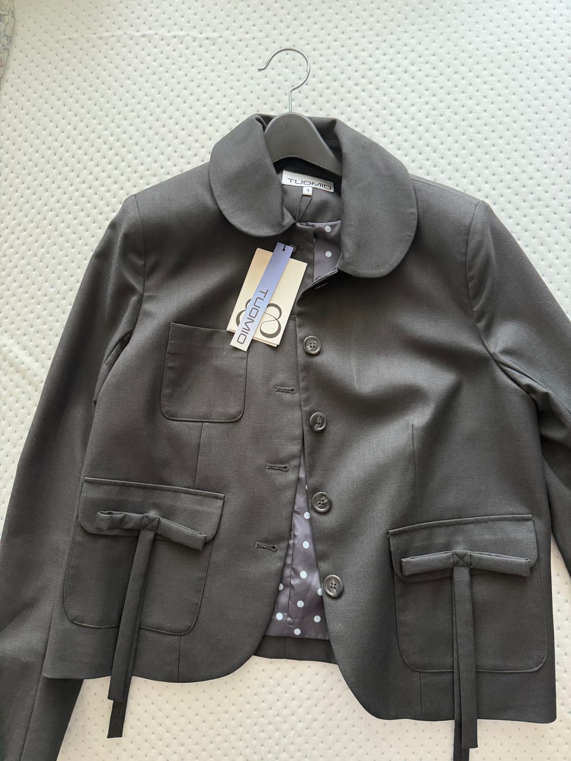 뚜오미오 라운드 카라 자켓 (새상품) 상품이미지2