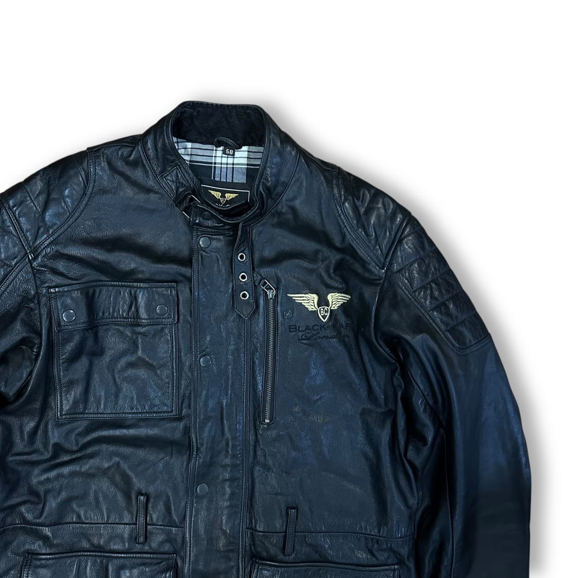 블랙카페런런 바이크 자켓 상품이미지2