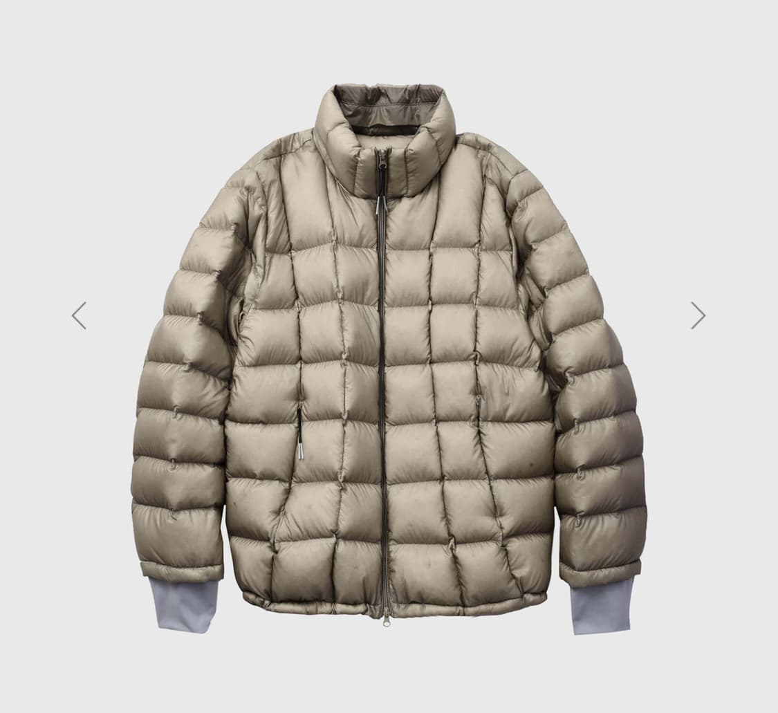 [1] 999휴머니티 라이스 구스 패딩 카키 푸퍼 상품이미지1