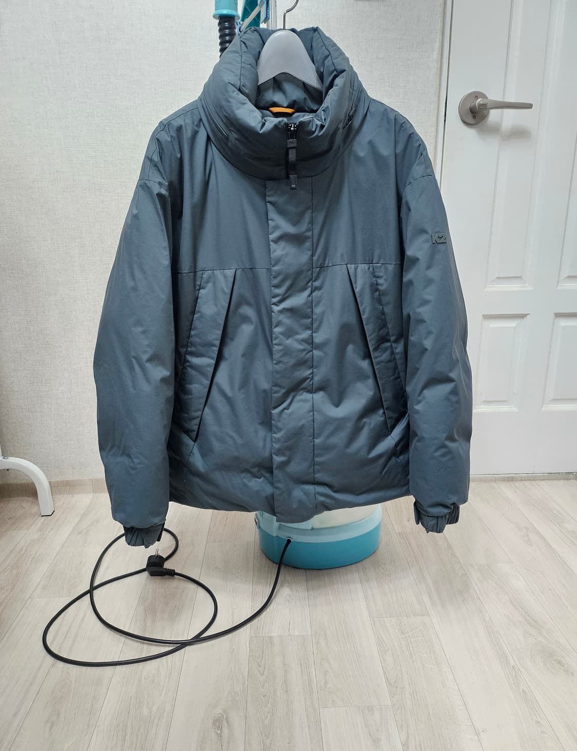 (95~100)M☆우주매물☆K2씬에어 박서준 [그레이] 에어 구스다운패딩 상품이미지2