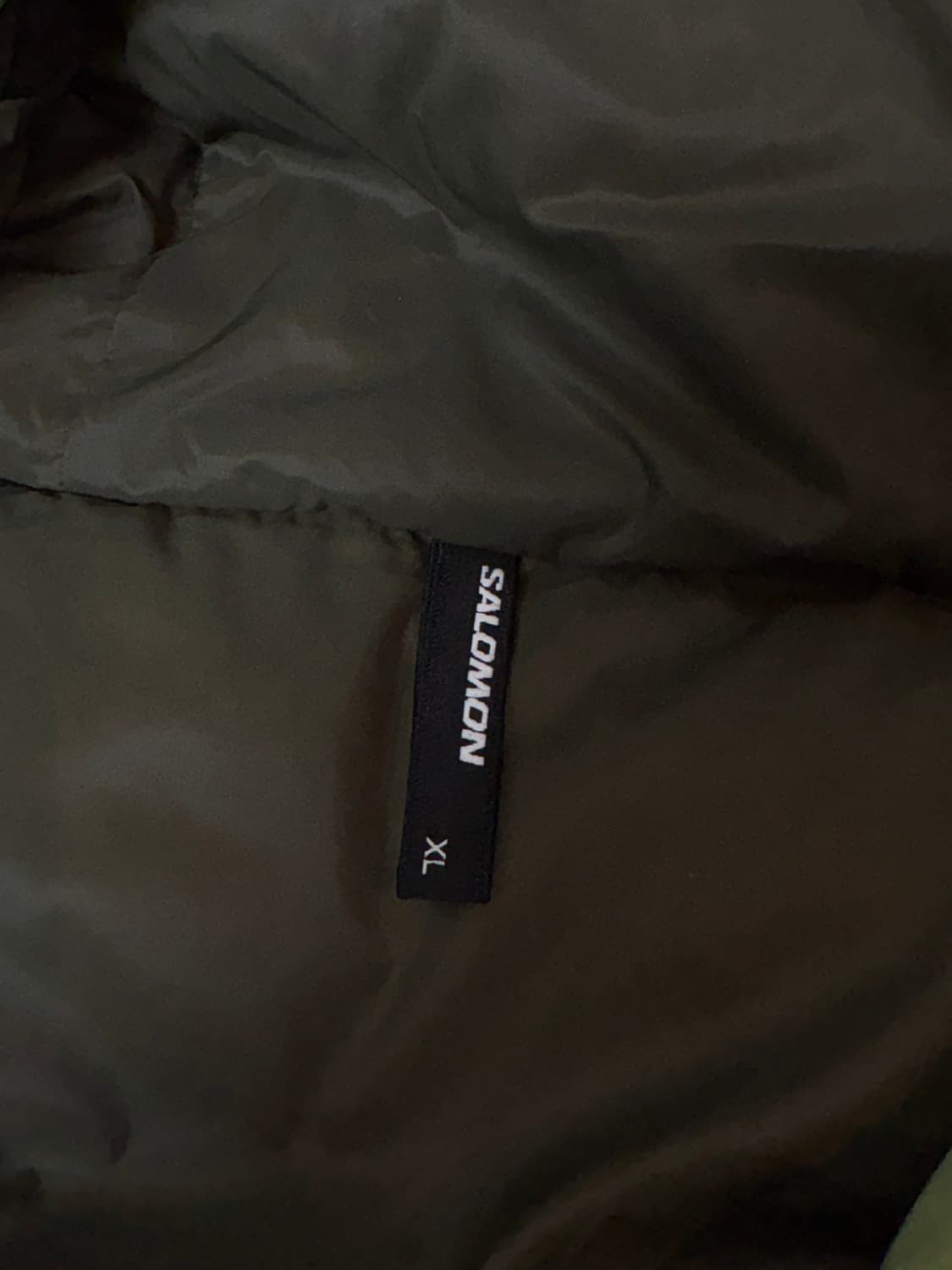 XL 살로몬 크로스 컨투어 패딩 그린 상품이미지4