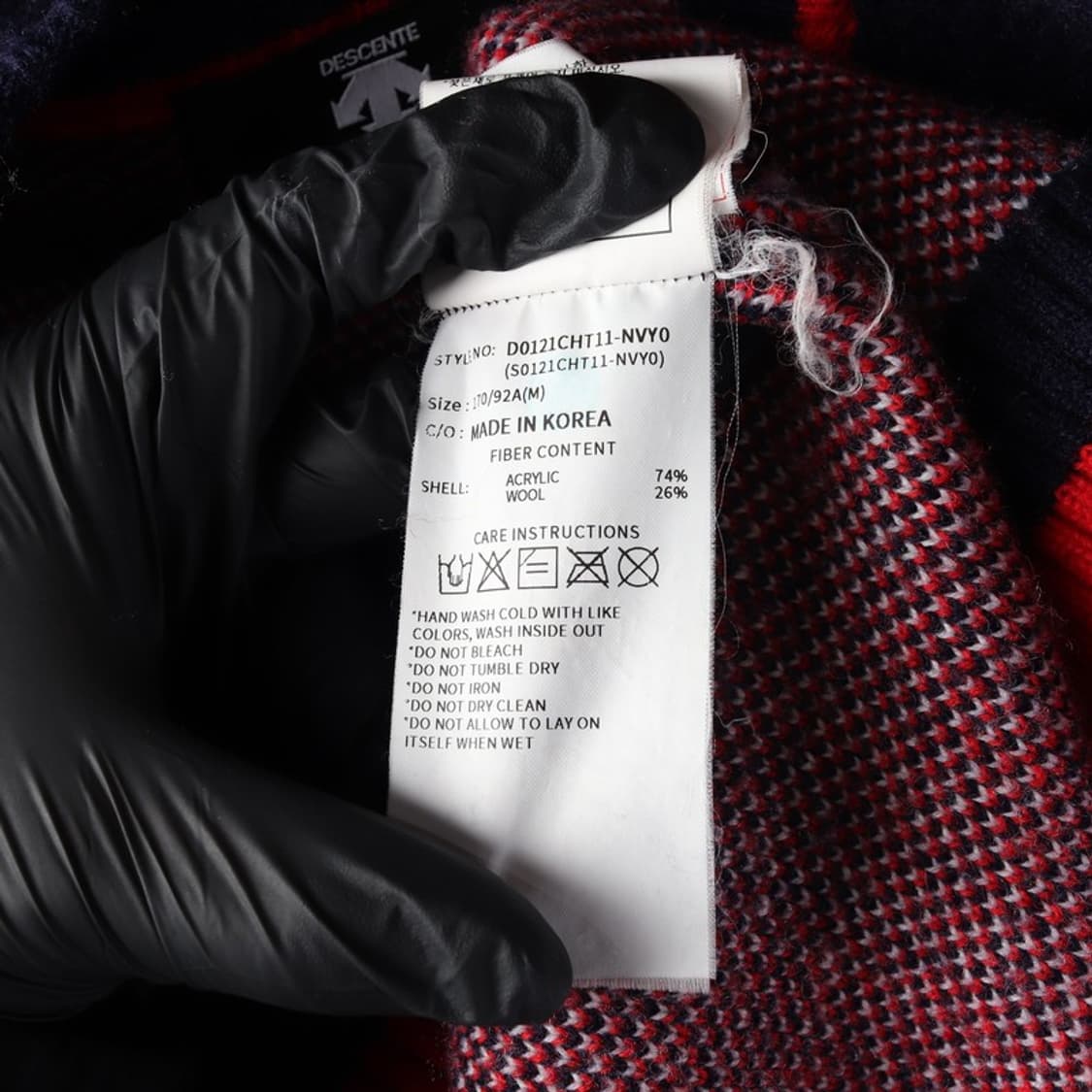 데상트 USA 트라이애슬론 빈티지 그래픽 니트 M 상품이미지6