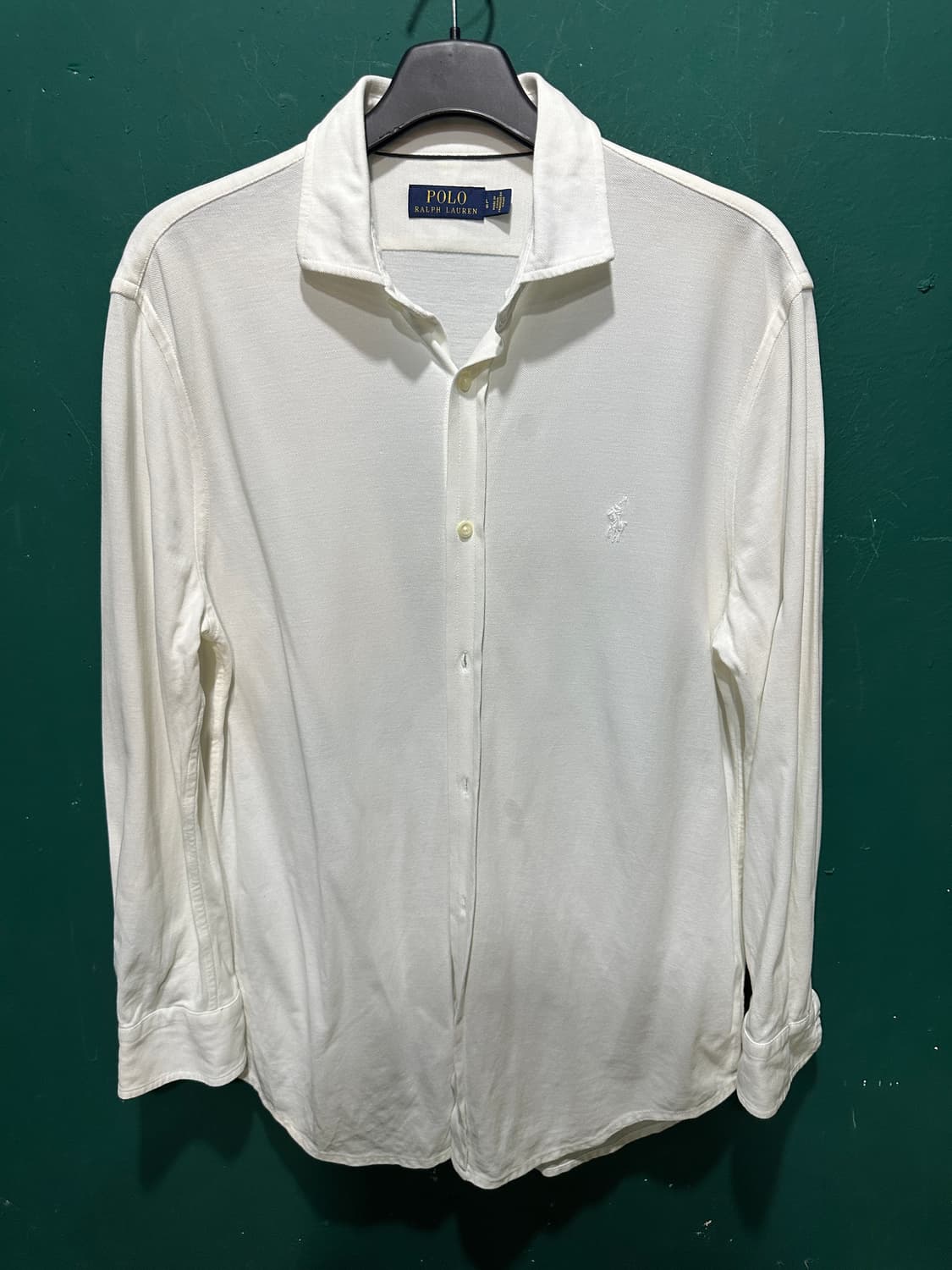 폴로 화이트 면셔츠 L 상품이미지1