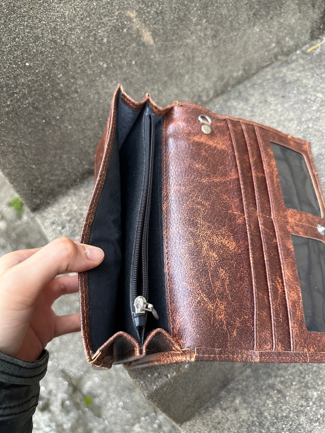 Vintage brown wallet 상품이미지4