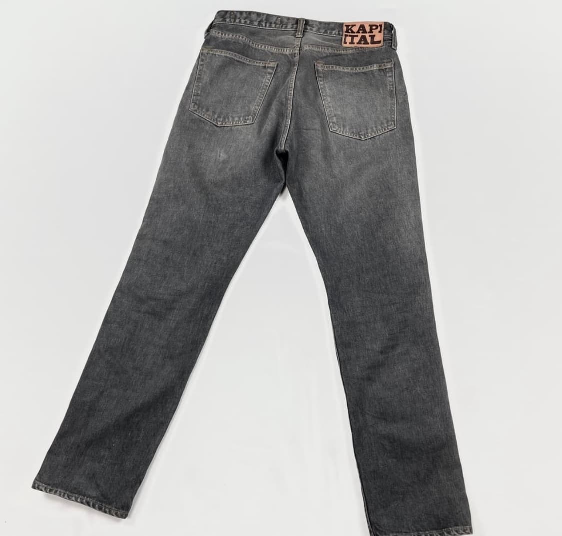 Kapital 14oz gemstone 데님 블랙 캐피탈잼스톤 32 상품이미지3