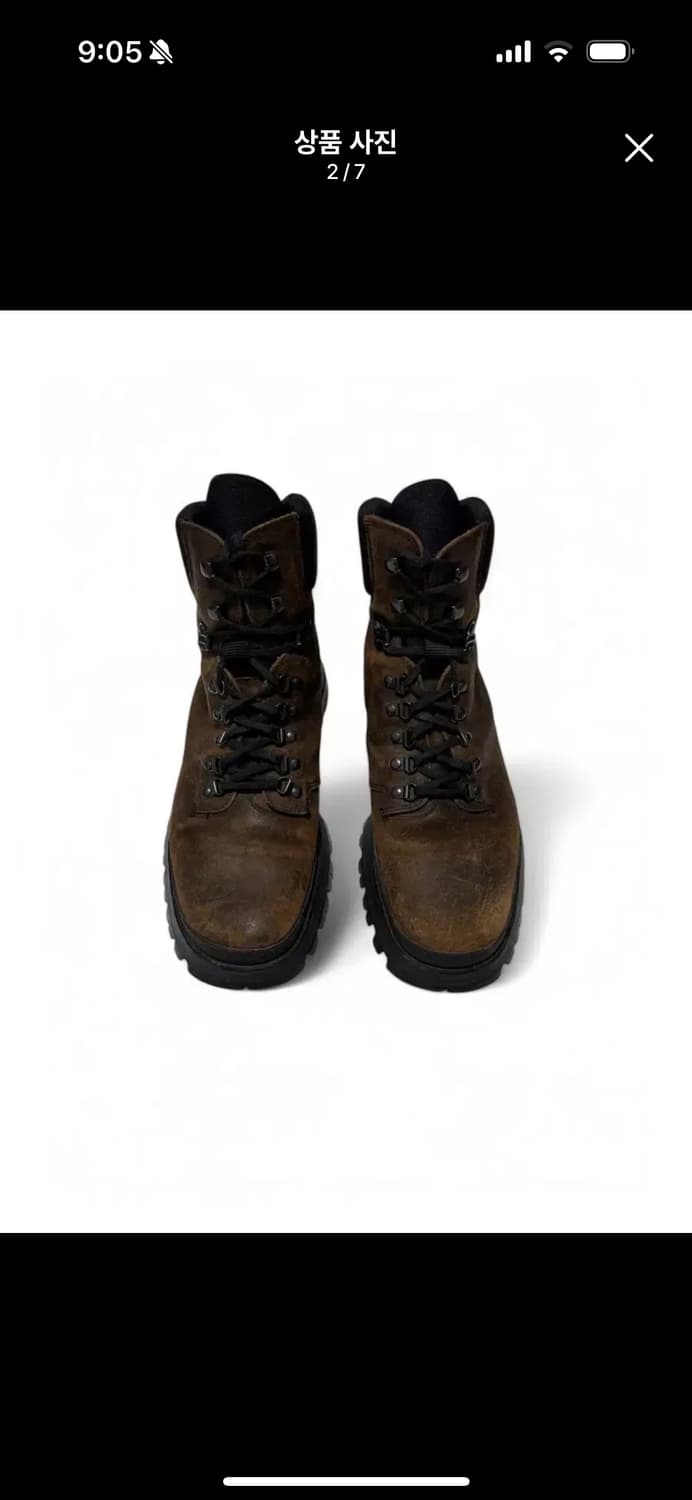 프라다 00s 하이킹 부츠 상품이미지2