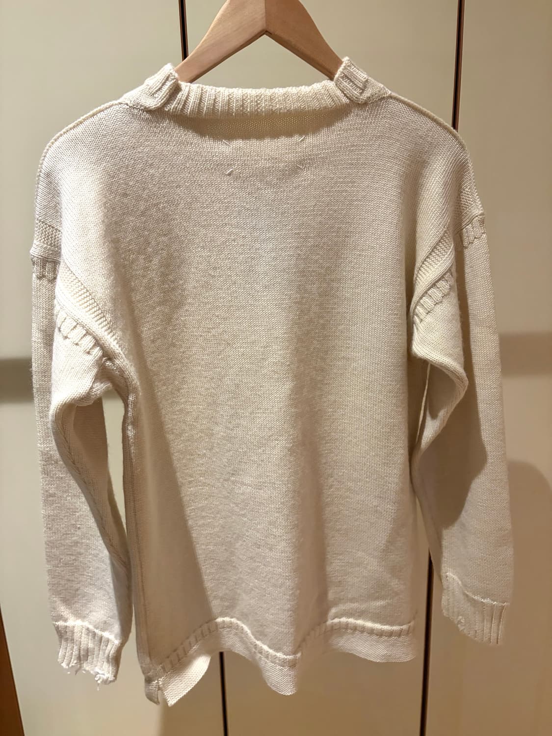 메종 마르지엘라 울니트 아이보리 XL 상품이미지3