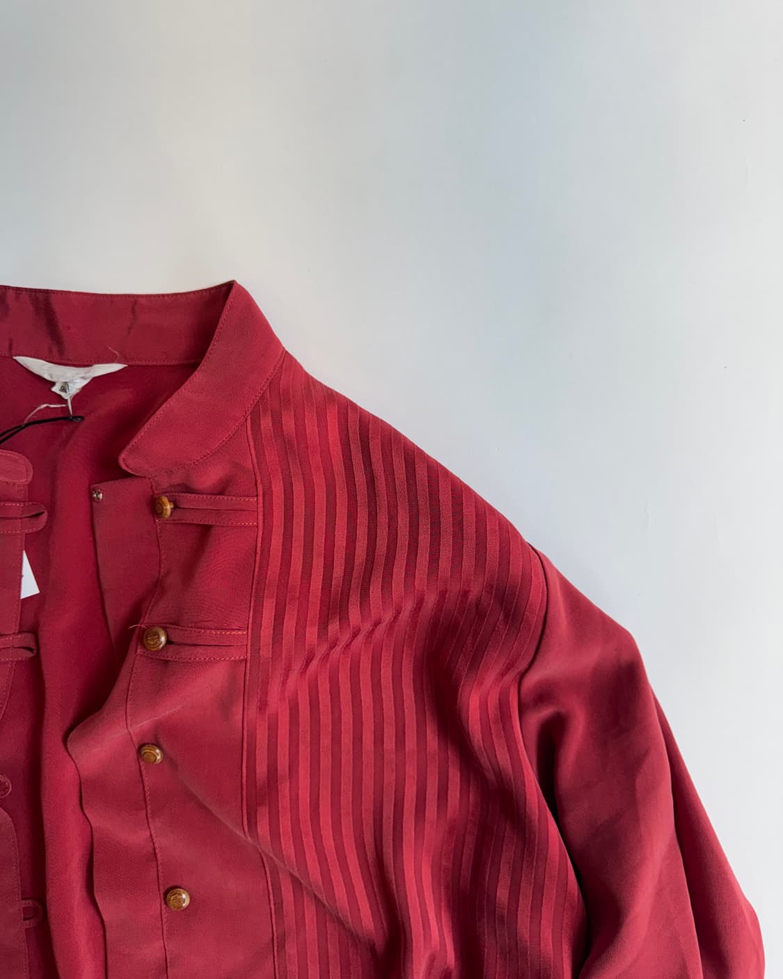 Red French Stripe Shirt 상품이미지3