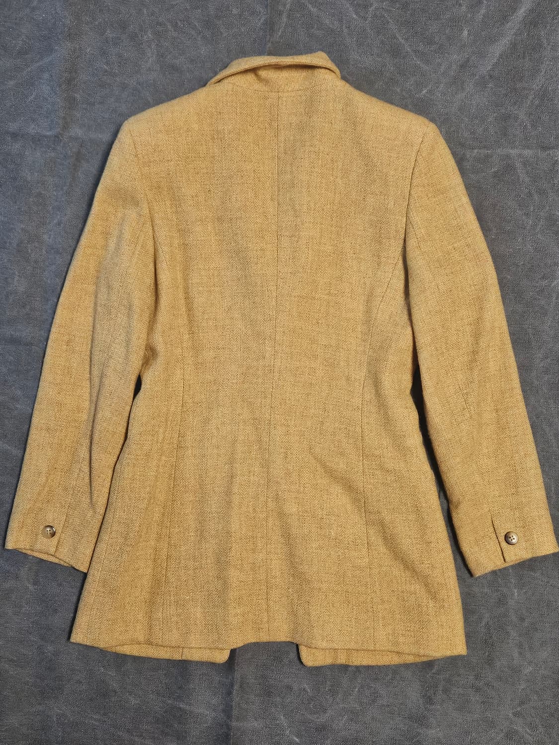 빈티지 옐로우 모직자켓 상품이미지5