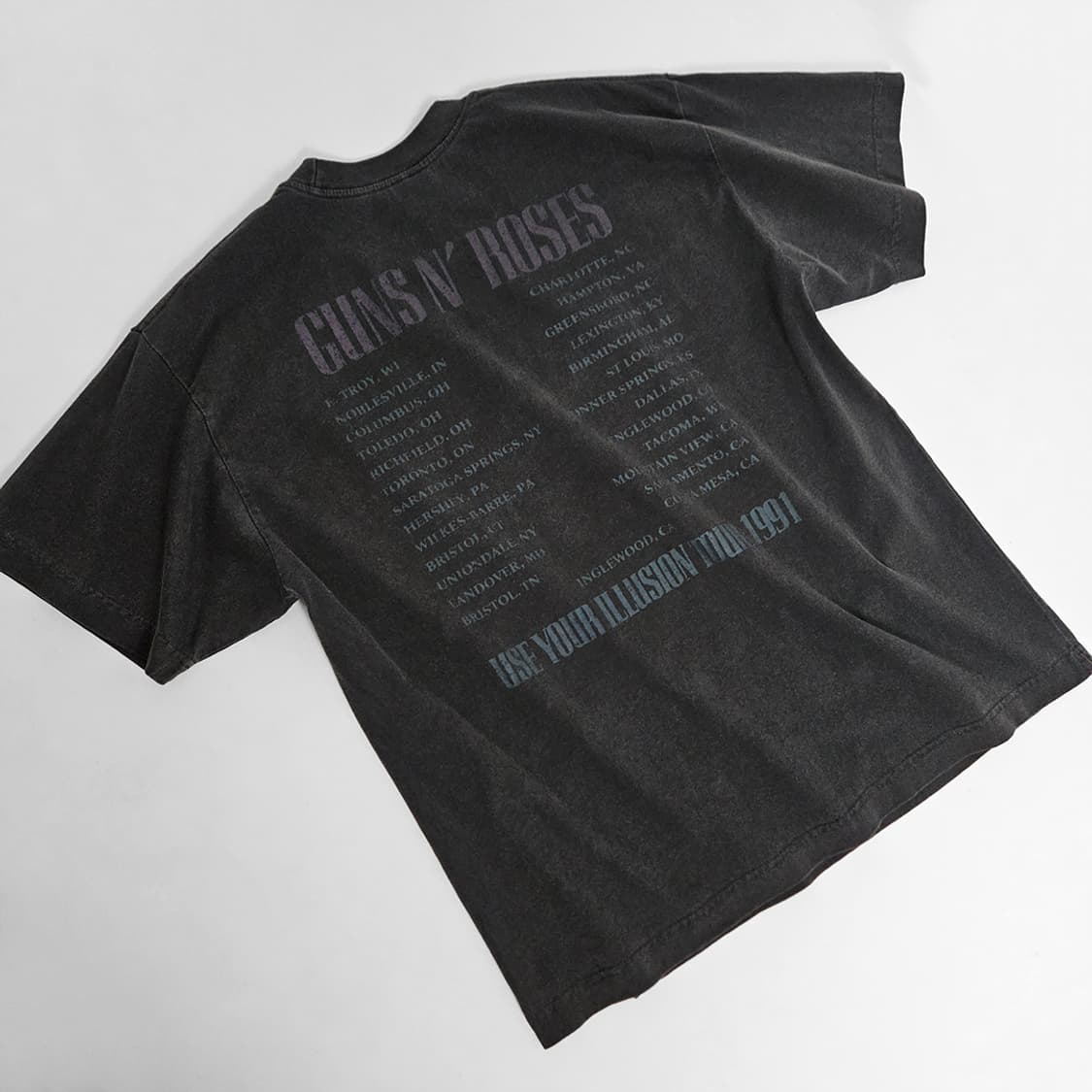 Guns N' 로지스 웨스턴 리벳 페인팅 티셔츠 (dark gray) 상품이미지4