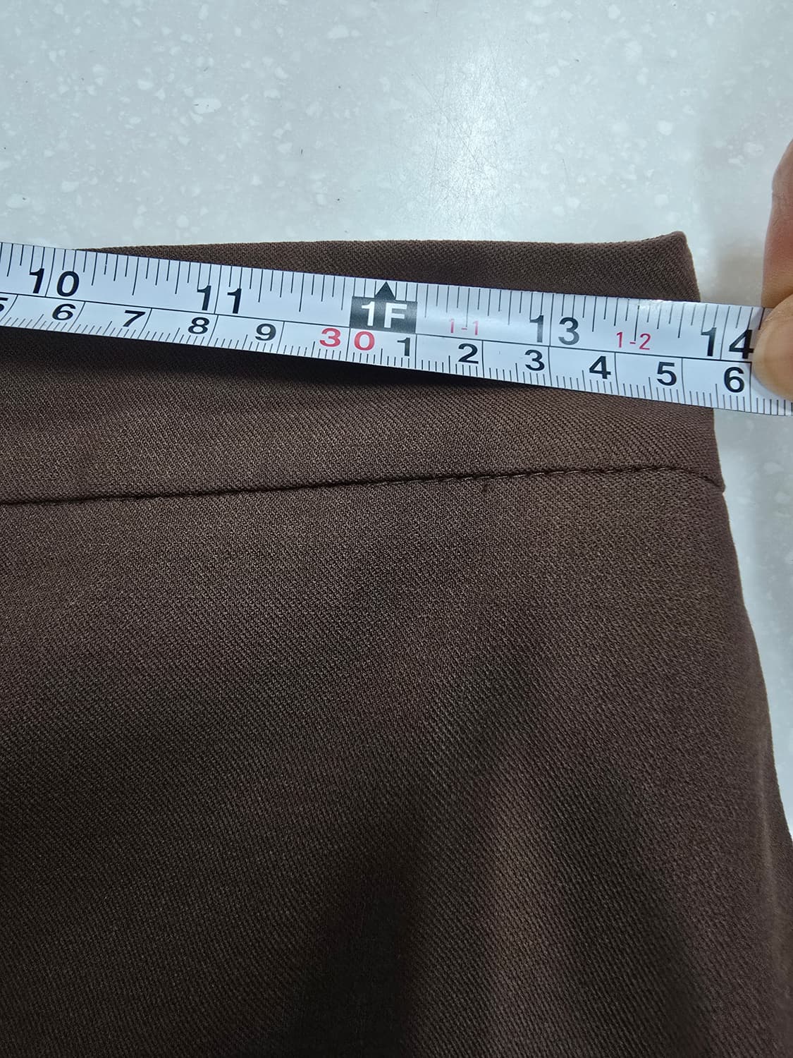 구호 브라운 와이드 슬랙스 팬츠 28인치 상품이미지8
