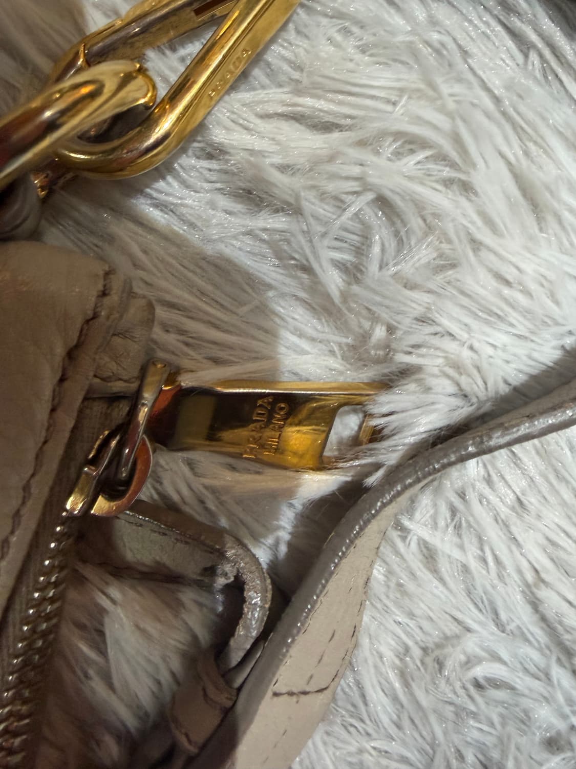 프라다 가죽 토트백 상품이미지4