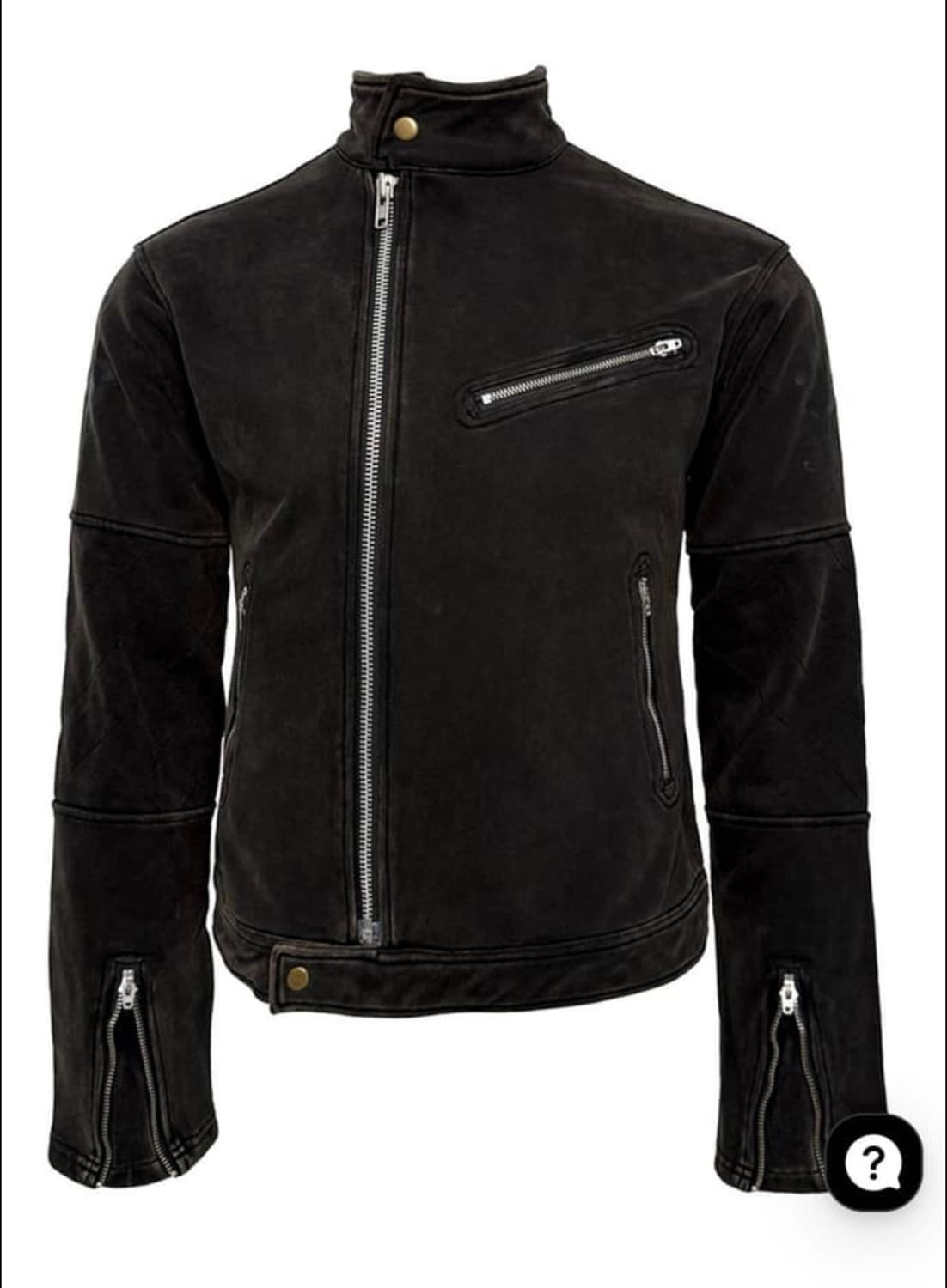 [b.access] Washed Black Moti Zip Jacket 상품이미지2