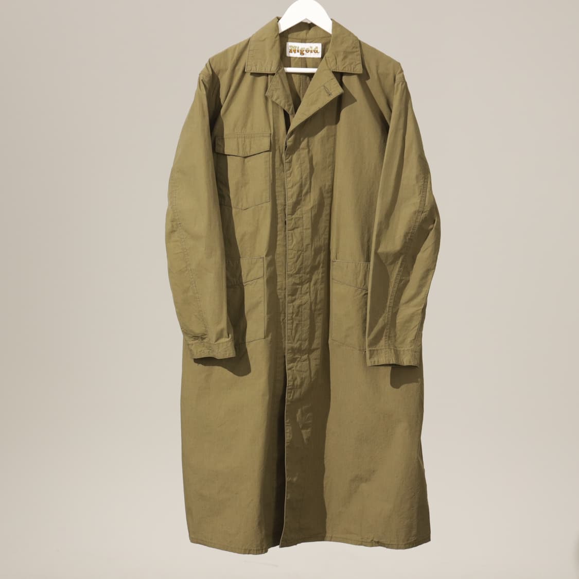 Nigold by united arrows 나일론 싱글 코트 상품이미지1