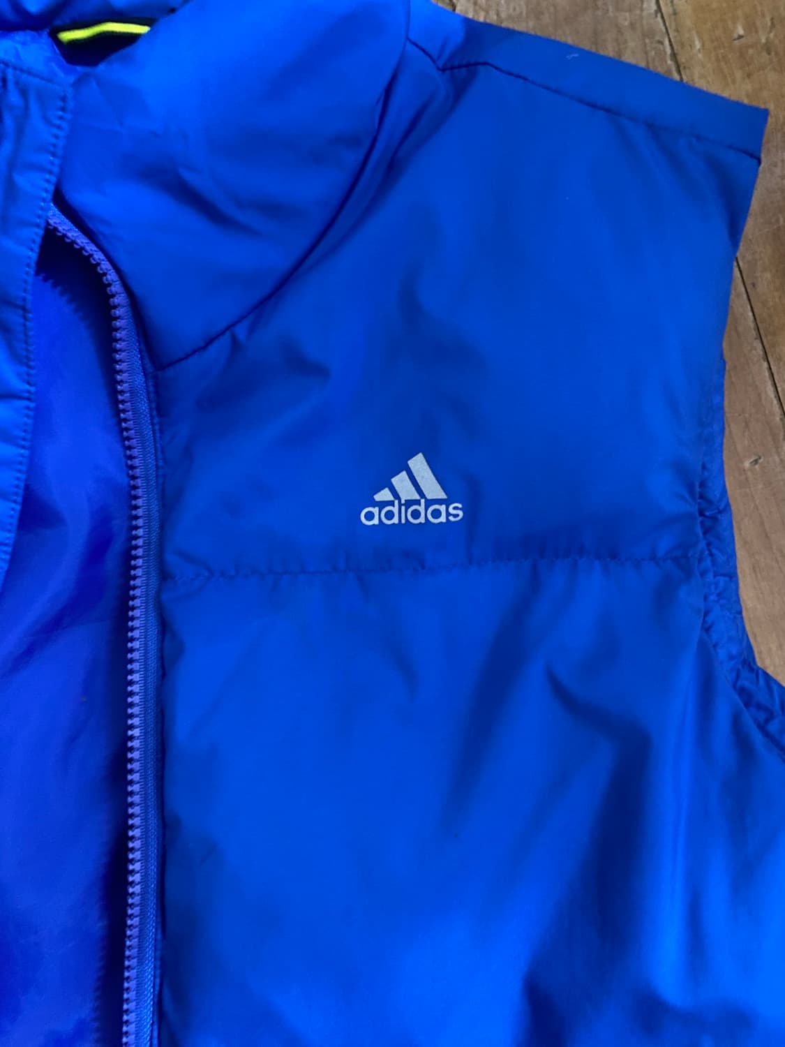 아디다스 블루 패딩 조끼 105(XL) 상품이미지2