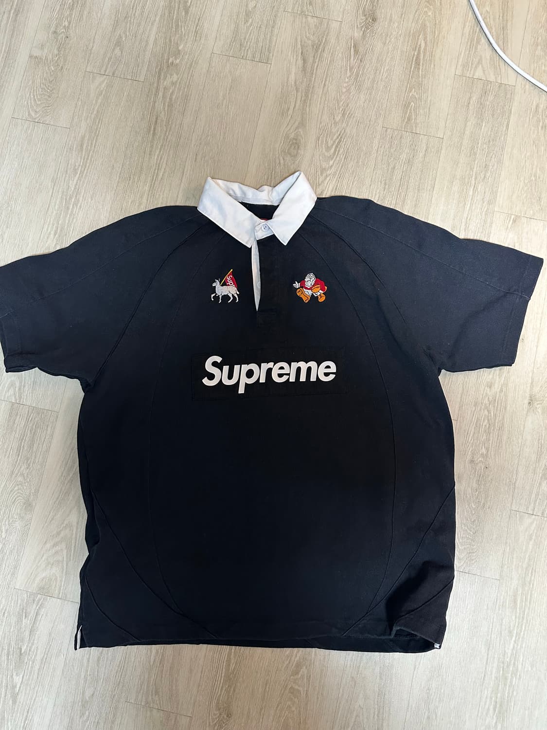 (XL)슈프림 숏슬리브 블랙 24SS 상품이미지4