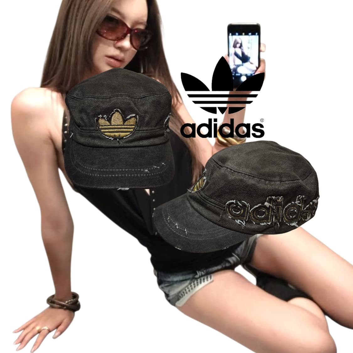ADIDAS 80's khaki Cap 상품이미지1