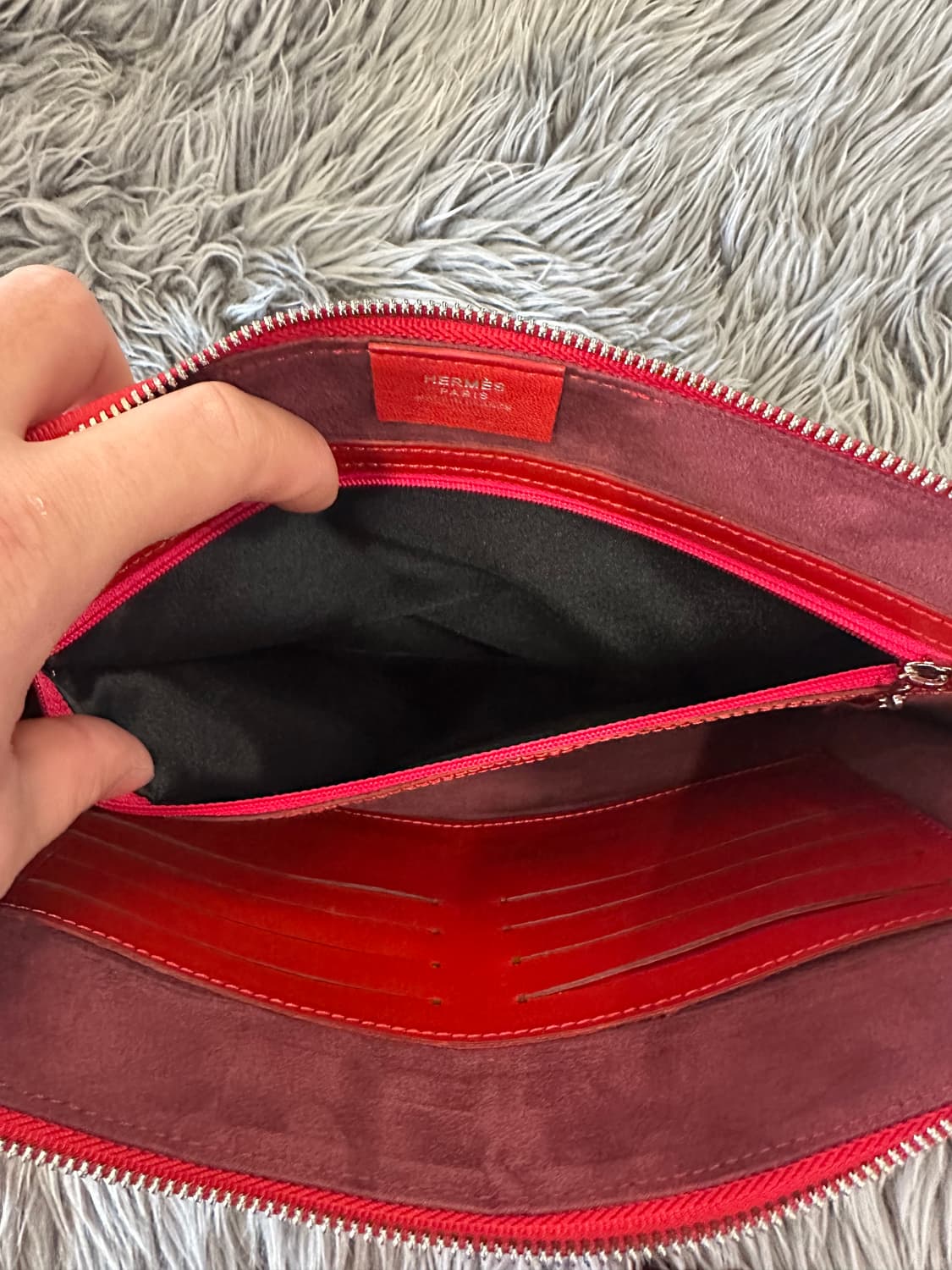 악어가죽 클러치 에르메스 상품이미지4