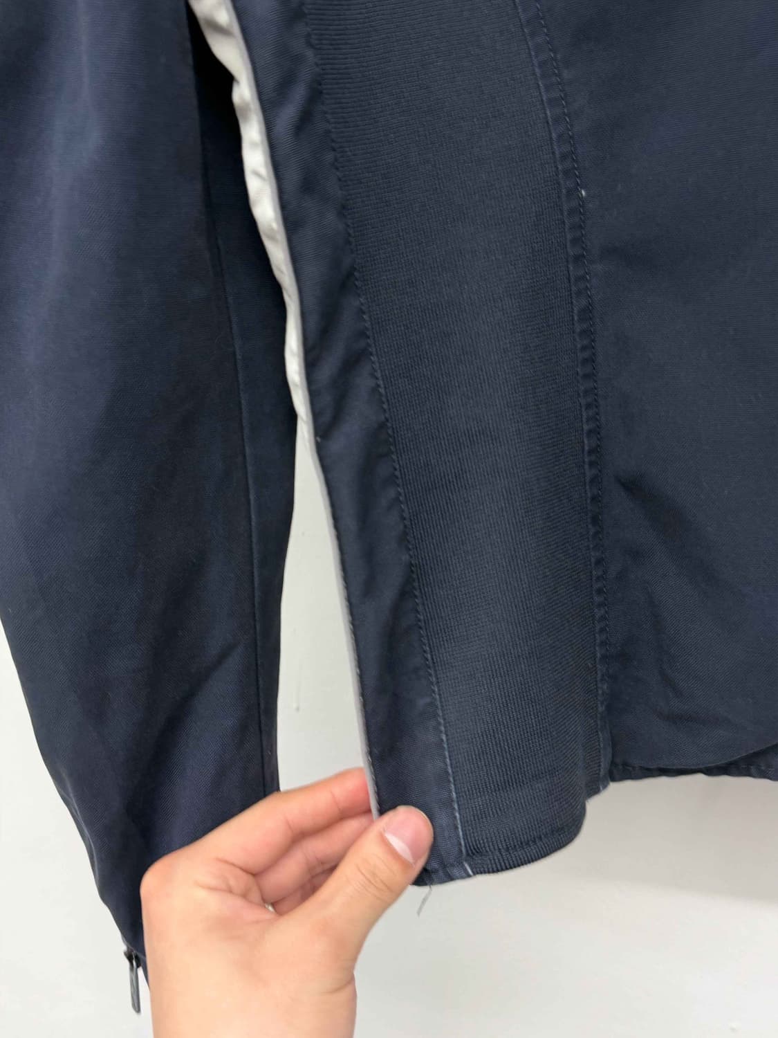 90s 아르마니 익스체인지 코튼 바이커자켓 상품이미지7