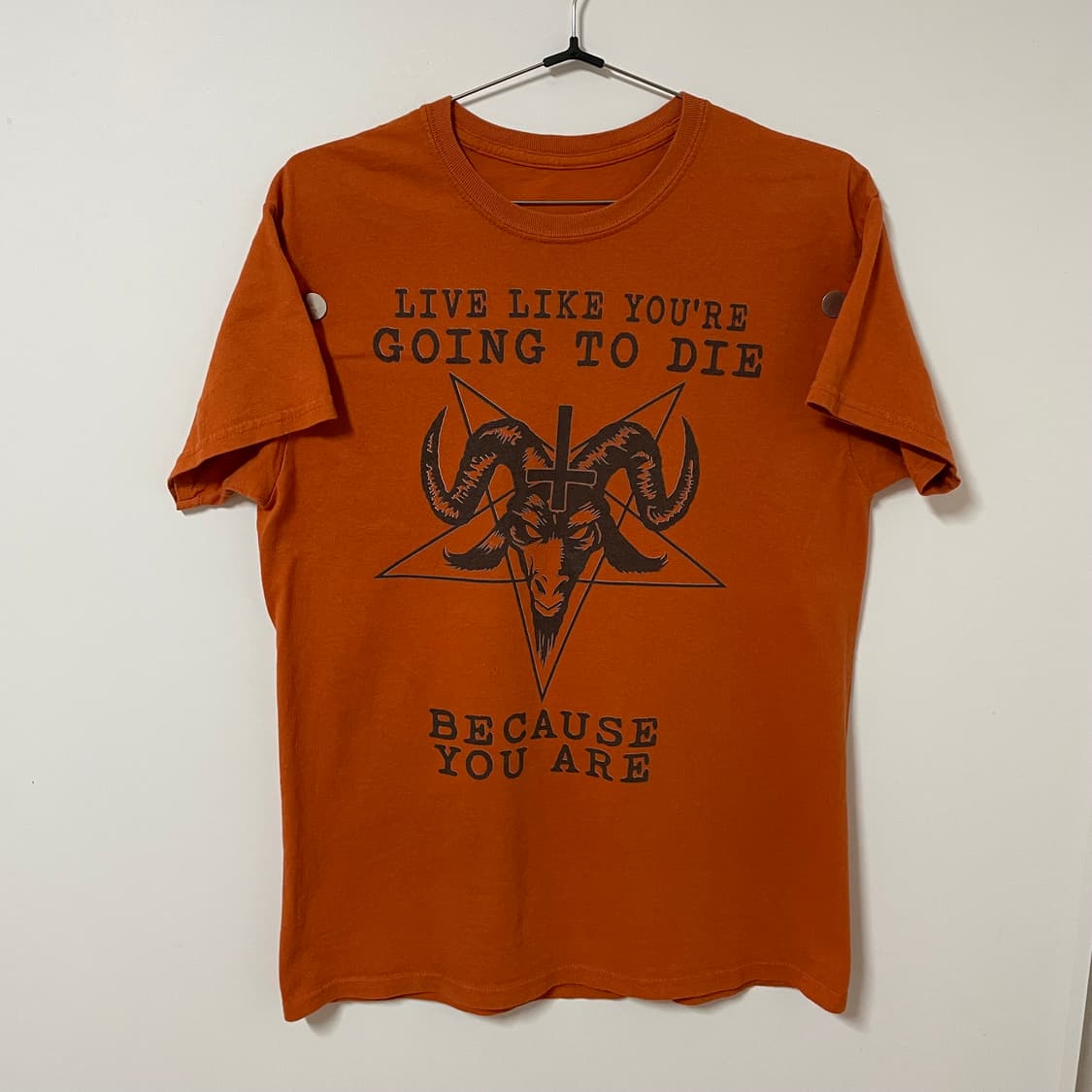 VINTAGE DEVIL ORANGE SHORT SLEEVE 상품이미지6