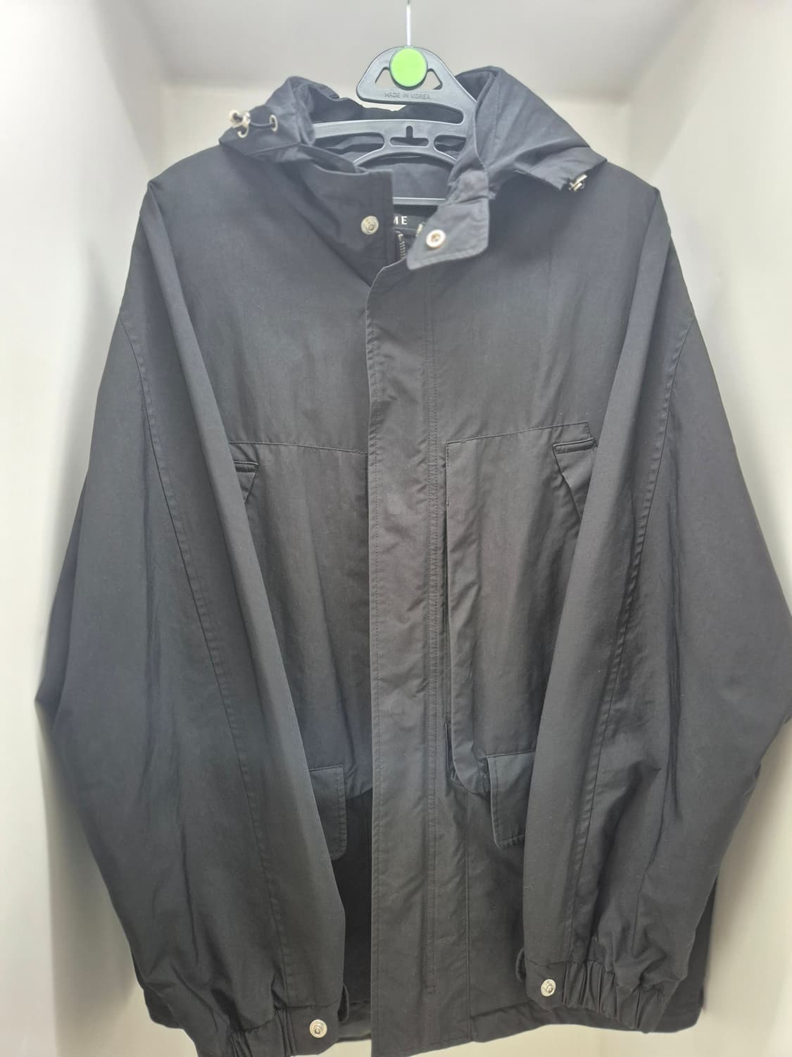 타임옴므 블랙 바람막이 상품이미지1