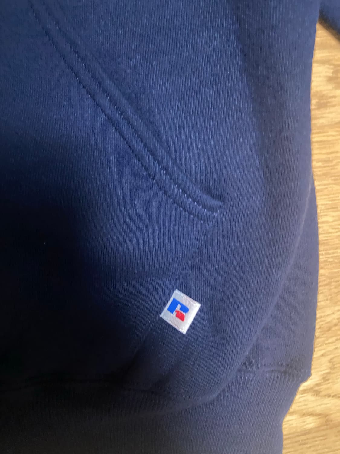 90s 러셀 에슬레틱 후드집업 네이비 상품이미지5