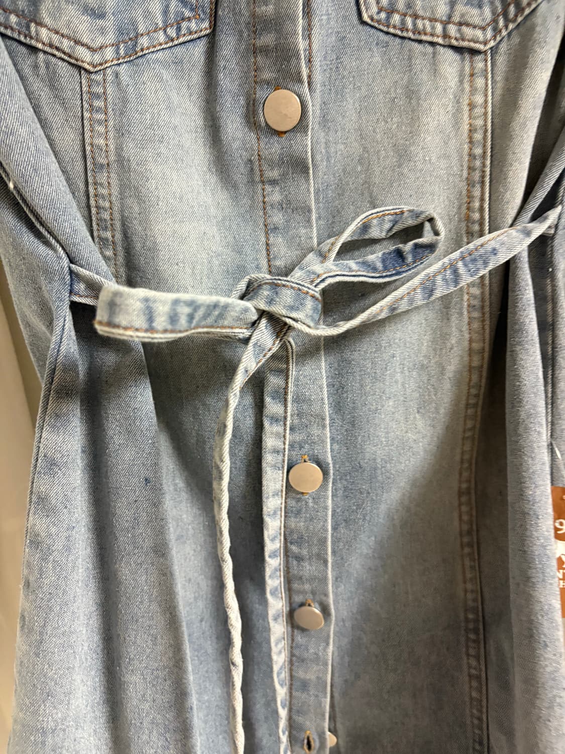 빈티지 데님 원피스 상품이미지2