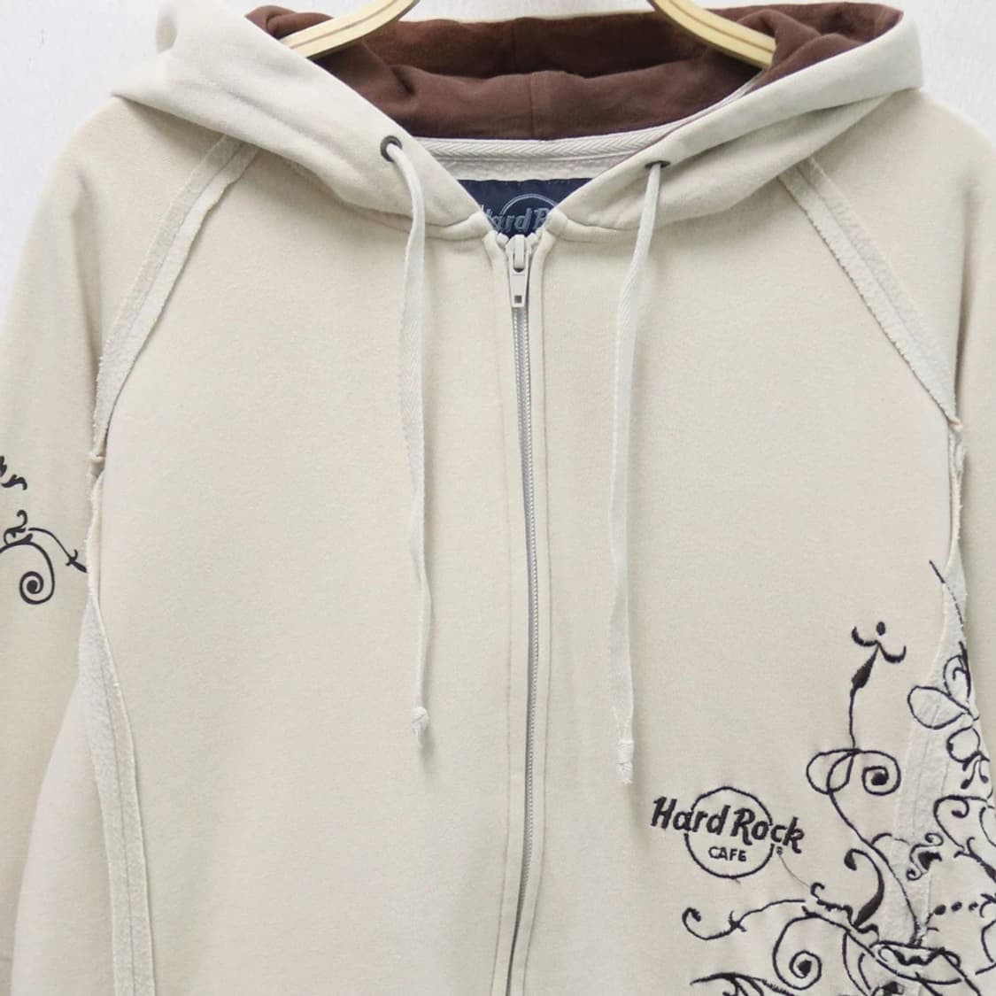 하드락카페 자수 포인트 후드 집업 60750 상품이미지3