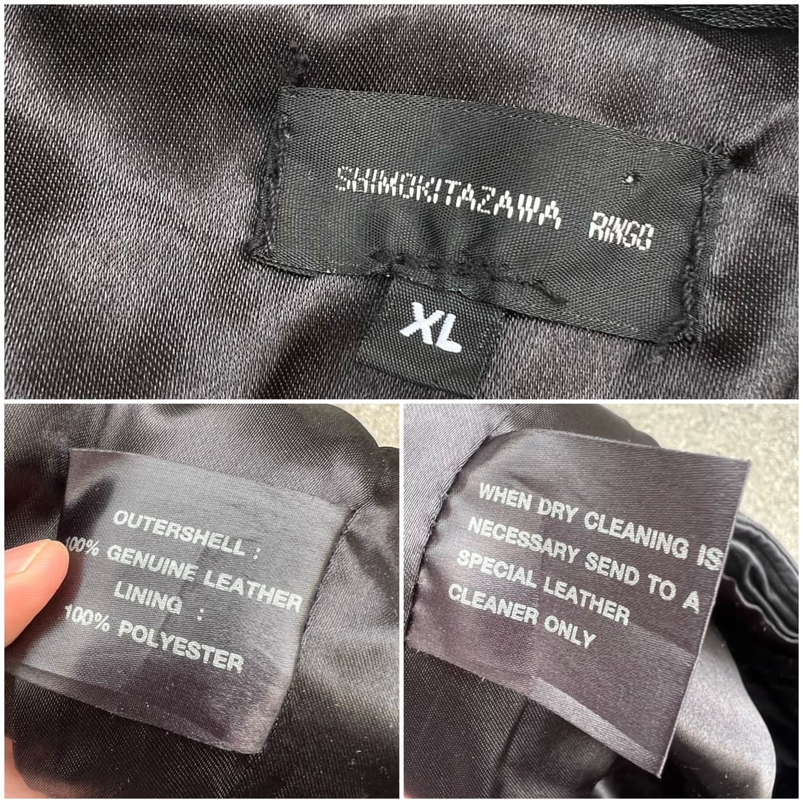 시모키타자와 링고 리빌드 레더 자켓 상품이미지10