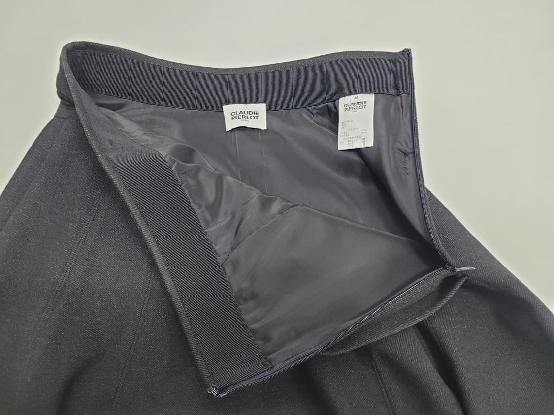 끌로디 피에로 23FW 플레어 스커트 / 여 61-86 블랙
 상품이미지6