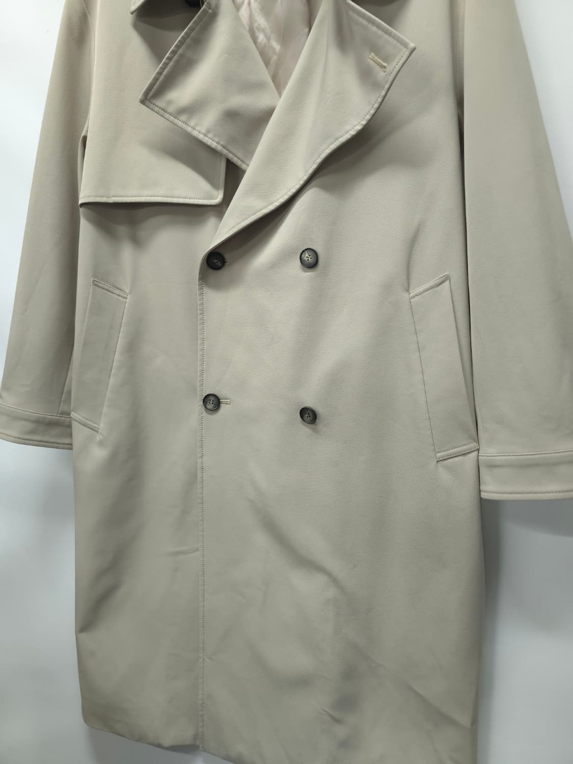 지오송지오 베이지 더블 버튼 트렌치코트 (95~100) 상품이미지7