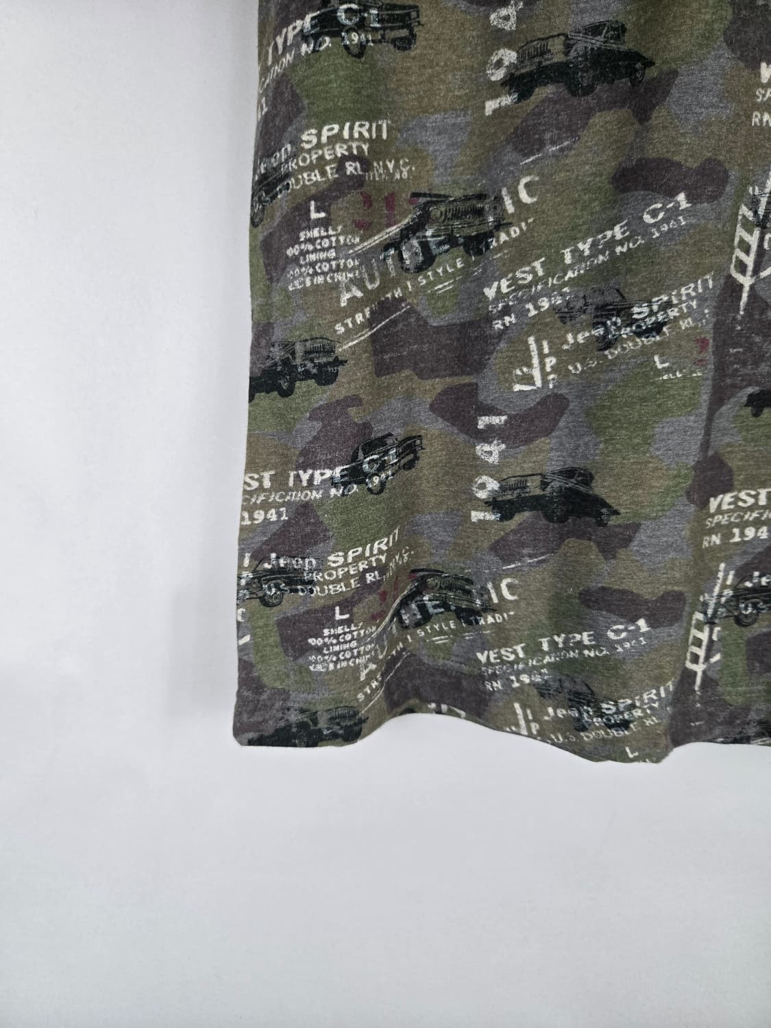 [무료배송]지프 95 M 남성 카모 반팔 티셔츠 상품이미지4