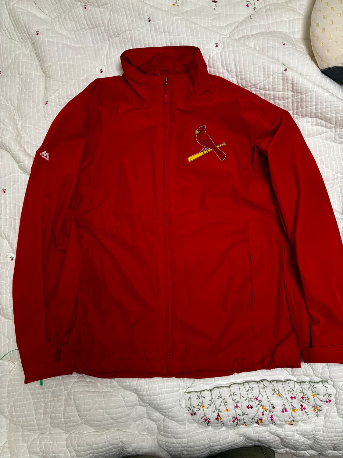 마제스틱 세인트루이스 MLB 야구 점퍼 세트(후리스 점퍼, 자켓 세트) 상품이미지2