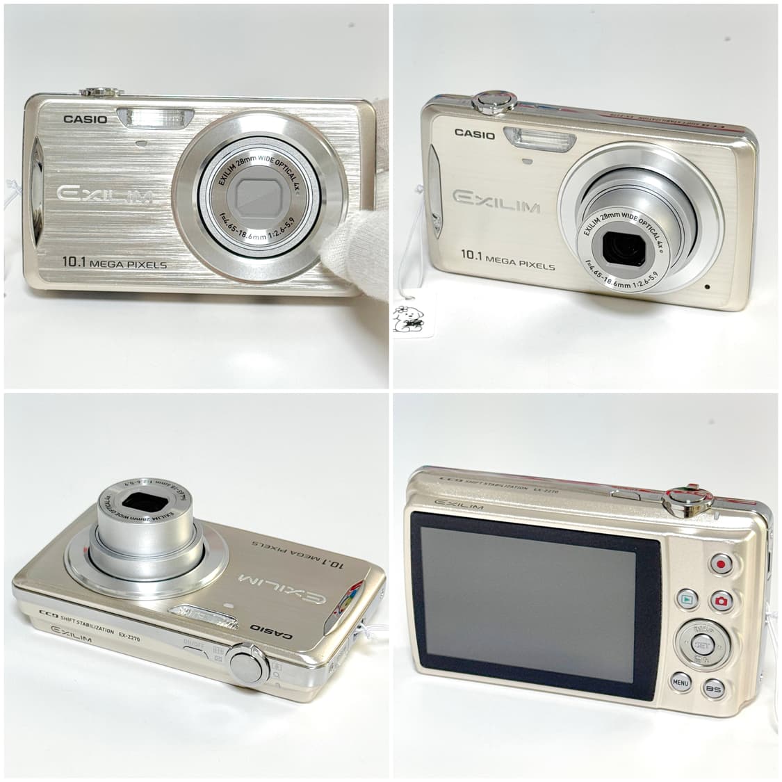 카시오 엑슬림 Z270 샴페인골드 빈티지디카 상품이미지4