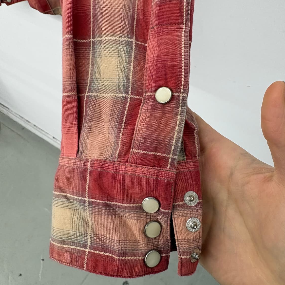 RRL 랄프로렌 웨스턴 체크 셔츠 남성 S 상품이미지4