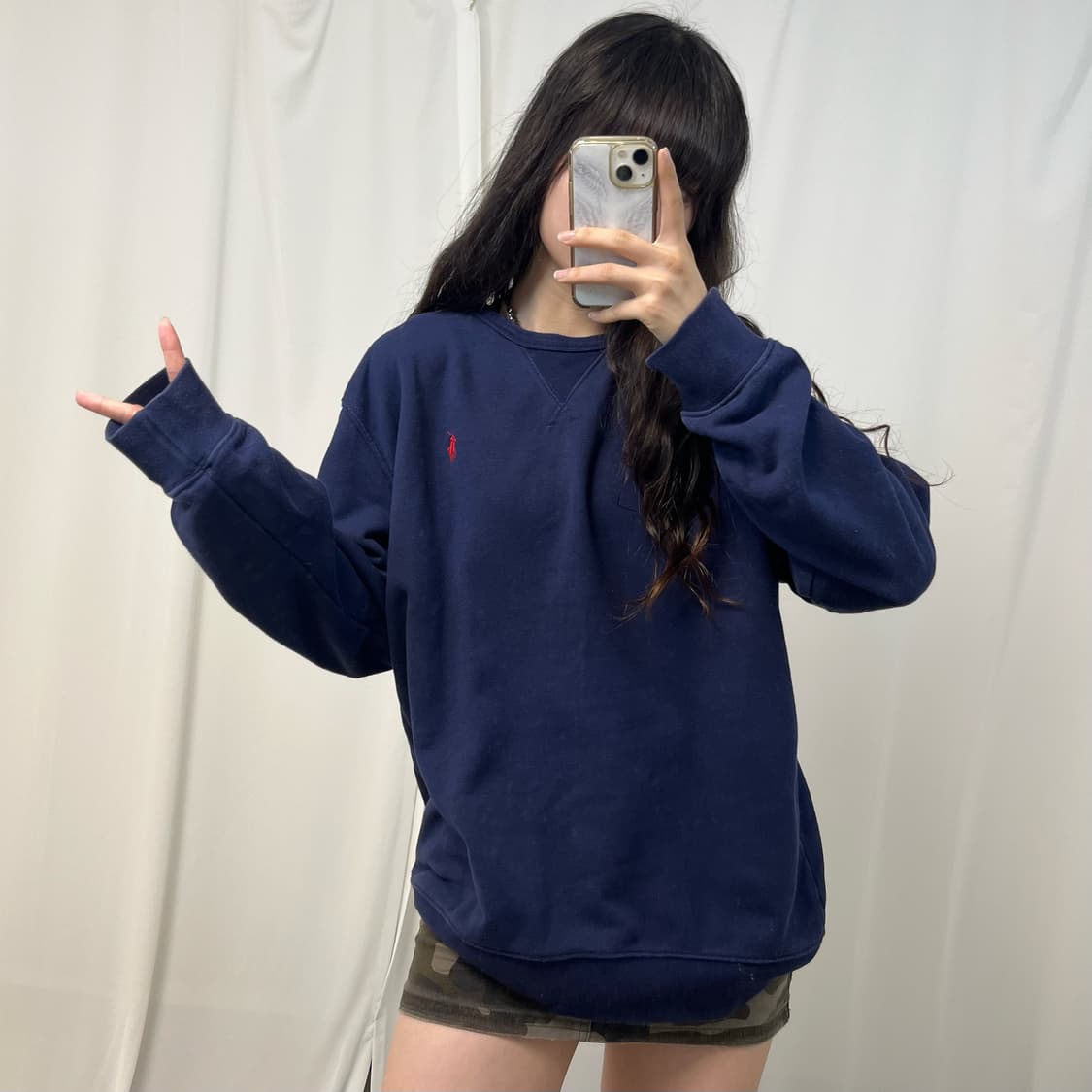 Polo Ralph Lauren navy sweatshirt 상품이미지2